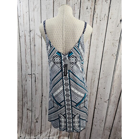 ALK Women's M Lemon Tart Reversible Adjustable Swing Midi Dress Jersey Knit NEW - Picture 4 of 11